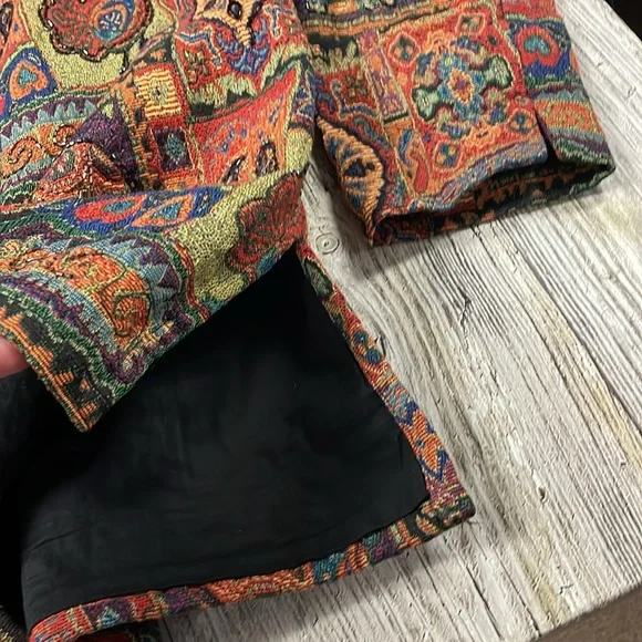 Chico’s Tapestry Look Jacket Size (3) (XL) Mint Condition - Picture 9 of 10